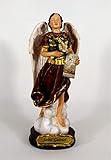 Klp Heiliger Erzengel Gabriel Deko Figur Skulptur Statue Lilie Drachen Kruzifix