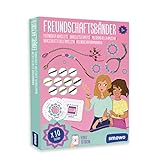 Smowo® Freundschaftsbänder Bastelset zum selber knüpfen - Armbänder basteln für Mädchen - inklusive Anleitung und Video-Anleitung