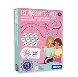 Smowo® Freundschaftsbänder Bastelset zum selber knüpfen - Armbänder basteln für Mädchen - inklusive Anleitung und Video-Anleitung