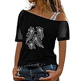 GFPGNDFHG Hemd Damen elegant Spitzen Bluse Jeans Jacke Frau blusenpullover 2 in 1 Damen Tunika elegant festlich Damenbluse Bluse schwarz Damen elegant Tshirt Damen schw