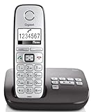 Gigaset E310A Telefon - Schnurlostelefon / Mobilteil - Grafik Display - Grosse Tasten Telefon - Anrufbeantworter - Freisprechfunktion - Analog T