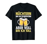 Herren Alkohol Nüchtern bin ich schüchtern Sauf T-S
