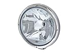 HELLA 1F8 009 797-351 FF/Halogen-Fernscheinwerfer - Rallye 3003 - 12/24V - rund - Referenzzahl: 50 - Anbau - blaue Streuscheibe - Lichtscheibenfarbe: blau - links/