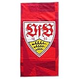VfB Stuttgart Strandtuch/Badetuch Wappen rot ca. 100 x 180