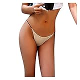 Sexy String Damen UnterwäSche Tangas HöSchen Basic Elastisch Bequem Niedliche G-Strings Kurzes Geschenk FüR Freundin Slips Soft U