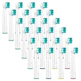 6 X 4 PK (24 PCS) ERSATZ Zahnbürste Kompatibel für Braun Oral B, EB17-4, sehr konkurrenzfähiger Preis, kompatibel mit Oral-B Vitality Precision Clean, weiß Clean, Sensitive Clean, Oral-B Professional Care 5000, 6000, 7000, 8000, Oral-B Triumph Professional Care 9000 Serie, Oral-B Advanced Power 400, 900, Oral-B Dual C