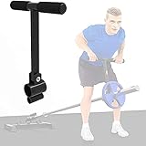 Krafttraining Fitnessgeräte Drehbare Gerade Grip Landmine Griff,T Bar Row Core-Blaster Landmine Grappler,for Home Gym 50Mm Olympic/25 mm Standard-B