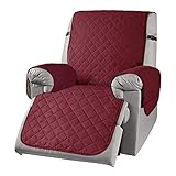 FORCHEER Sesselschoner Sesselauflage Relax mit rutschfest, 1 Sitzer Sesselschutz Sofaüberwurf Breiten verstellbaren Träg