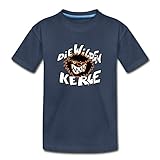 Spreadshirt Die Wilden Kerle Logo Teenager Premium T-Shirt, 146-152, Navy