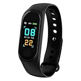 Fitness Armband,Wasserdicht IP68 Fitness Trackers Farbbildschirm Aktivitätstracker Fitness Uhr Smartwatch,Pulsuhren,Schrittzähler für Damen Herren Anruf SMS Beachten für iPhone Android Handy