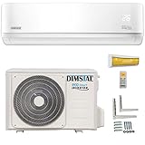 ECO Smart INVERTER WiFi/WLAN-Ready 12000 BTU Split Klimaanlage mit Wärmepumpe Klimagerät mit Heizfunktion (3,5 kW)