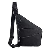Lixada Anti Diebstahl Sling Pack Schlanker Crossbody-Rucksack für Camping Gym Reisen W