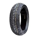 SUIBIAN Elektrische Roller-Reifen, Motorrad verdickte rutschfeste leise verschleißfeste und stichfeste Tubeless-Reifen, inklusive Brechstange und Luftdüse,130/60 10
