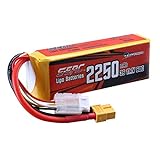 SUNPADOW 3S Lipo Battery 11.1V 60C 2250mAh with XT60 Plug for RC Airplane Quadcopter Helicopter Drone Quadcopter FPV Model Racing Hobby
