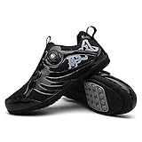 MILKKAR Fahrradschuhe Herren Damen Anti-Skid Atmungsaktiv Radschuhe Rennradschuhe MTB Schuhe Flat Ohne Klicksystem Nachtreflex