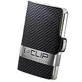 I-CLIP Heritage Steel Polished Milanaise Black, Geldbörse, Kartenetui, Wallet, E