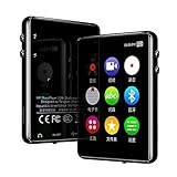 Original Metall MP3 Player Bluetooth 5.0 Touchscreen 2.4' Einbaulautsprecher 16G mit E-Book Radio Aufnahme Video Wiedergab