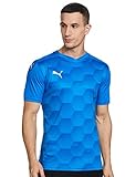 PUMA Herren teamFINAL 21 Graphic Jersey Trikot, Electric Blue Lemonade-Team Power Blue, S