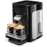 Philips HD7865/60 Senseo Quadrante Kaffeepadmaschine, Edelstahl, mit Kaffee Boost Technologie, Schw