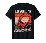 15. Geburtstag Jungen Video Gamer Level 15 Unlocked Jungs T-S