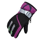 Kinder Handschuhe Winter Wasserfest: Skihandschuhe Thermohandschuhe Thermohandschuhe Fäustlinge Winterzeit Kinderhandschuhe wasserdichte Winddichte Winterhandschuhe für Mädchen Jung