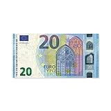 Litfax GmbH 20€ Euroschein/Spielgeld ca. 99x54 mm, je Pack. 25 Stück (1 PG)