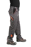 ART.MAS Bundhose Arbeitshose Arbeitskleidung Hose 320g/m2, grau Professional, Gr. 46-64 (48, grau)