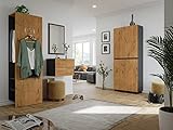 emotion Garderobe Set Atrio A 4tlg 42 Paar mit Hängeschrank Oak