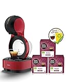 Krups Nescafé Dolce Gusto Lumio KP1305 Kapsel Kaffeemaschine, rot, 1,0 l + NESCAFÉ Dolce Gusto Peru Espresso 36 Kaffeekap