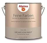 Alpina 2,5 L. Feine Farben, Farbwahl, Edelmatte Wandfarbe für Innen (No.6 Dächer von Paris - R