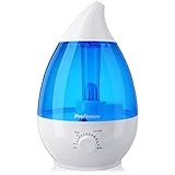 Pro Breeze™ 3,8L Ultraschall-Luftbefeuchter mit hoher Wassertankkapazität, Aroma Duftöl Diffusor, Keramik Filter, LED Nachtlicht und automatischer Abschaltung - ideal für Schlafzimmer oder Baby