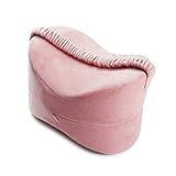 Yinuoday Memory Foam Ergonomic Wedge Contour Leg Pillow Knee Pillow for Sciatica Relief Back Pain Leg Pain Pregnancy Hip and J