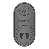 Seilsprungmatte Yogamatte rutschfest Springmatte stumm geräuschdichte Matte 6MM Dicke Sportmatte Anti-Noise-Matte Fitnessmatte Mat Rope Skipping Mat Silent Noise Bodenmatte Haushaltsseil Skipping M