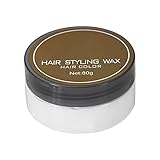 5 Farben Haar Wachs, Wachsfärbecreme Styling Tool, Langlebig und Einfach Neue Frisuren zu Kreieren Haarfarbe Wachs Einwegfrisur Styling Modellieren Haarfärben(Opa Weiß 80g)