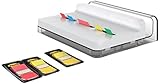 Post-it SLIM680P Index Spender Promotion 4 x 50 Haftstreifen 4 x 35 Index Mini inkl. Index Spender weiß/transp