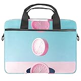 TIZORAX Notebooktasche mit drei Weckern und Griff, 38,1 - 39,1 cm (15-15,4 Zoll)