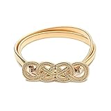 HAIQINGMY Damen Taillengürtel Süßer Netter Strass eingelegter Schnalle 1 cm breiter Metall dünne gürtel Damen Neue Metall frühling Taille Kette Temperamentgü