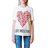 Love Moschino Women's T-Shirt, Optical White, 40