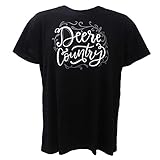 John Deere: Deere Country Logo T-Shirt - Schwarz - Larg