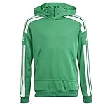 adidas SQ21 Hood Y Sweatshirt für Babys, Unisex Baby, Sweatshirt, GP6432, Teagrn / Weiß, 12 añ