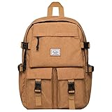 KAUKKO Rucksack Herren Damen Schön und Praktisch Daypack mit Laptopfach für 14' Notebook für Ausflüge, Uni, Schule, 18L