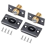Schranktür Door Ball Catch, Tür Kugelschnäpper, Verstellbar Rollenschnäpper mit Schrauben, Türschnapper für Speisekammer, Schrank, Kleiderschrank, 2 Stück