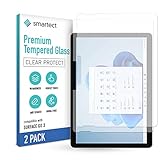 smartect Schutzglas kompatibel mit Surface Go 3 (10,5 Zoll) [2 Stück] - Tempered Glass mit 9H Härte - Blasenfreie Schutzfolie - Anti-Kratzer Display