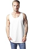 Urban Classics TB365 Herren Sport Top Jersey Big Tank Top, weiß (White) M