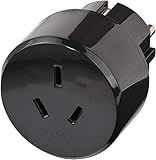 Brennenstuhl Reisestecker/Reiseadapter (Reise-Steckdosenadapter für: Euro Steckdose und Australien, China Stecker) schw