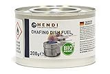 HENDI Brennpaste, ruß- und geruchlos, Brenndauer ±3 Stunden, 24 Stück, Brenngel, Fire Paste, für Wärmebehälter, zum Warmhalten von Speisen, für Chafing Dish, 200g