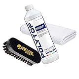 detailmate Set zur Reinigung und Pflege von Leder, Polster & Textilien | POLYTOP Polystar Polsterreiniger 1L + Nuke Guys Bürste S + Mik