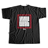 Dibbs Clothing Herren T-Shirt Dropout Yay West Kanye Jesus is King Logo Regular Fit Gr. XXL, Schw