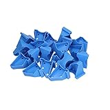 20Pcs Flooring Spacer Kit Holz-Laminat-Boden-Installationswerkzeug mit 1/4 Zoll & 1/2 Zoll Abstand für Composite Vinyl Plank Blue Triang