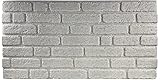 AS Country Stone | Wandverkleidung Steinoptik, 3D Wandpaneele Steinoptik, Styropor-Paneele Backsteinoptik für Innenbereich, Außenbereich, frei gestaltbares Wandpaneel blank | 351-W